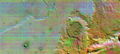 Terra Sirenum in infrared