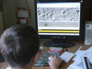 The students used the JMARS software developed by Arizona State University (http://jmars.asu.edu/) to receive the orbital data from the Mars Space Flight Facility in order to search for their data.